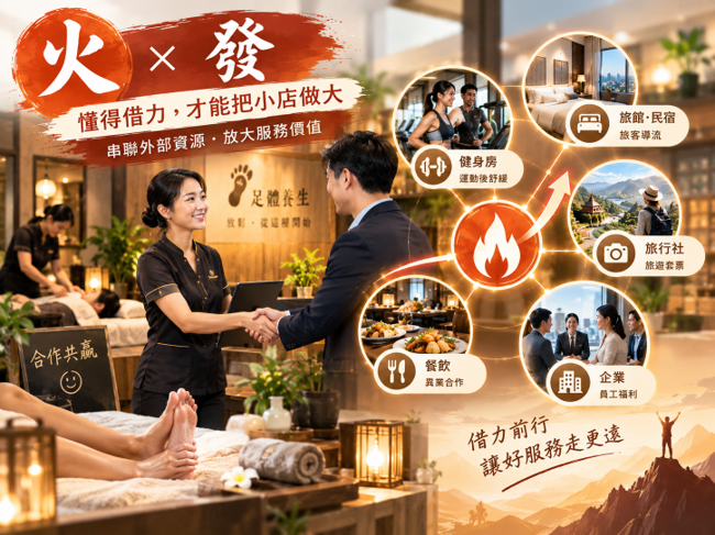 四、火 vs. 發:懂得借力,才能把小店做大