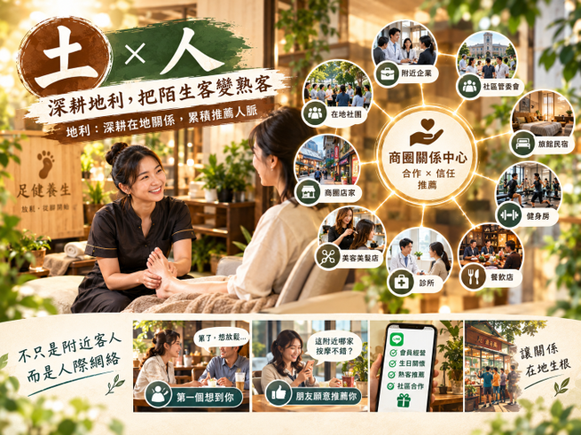 五、土 vs. 人:深耕地利,把陌生客變熟客